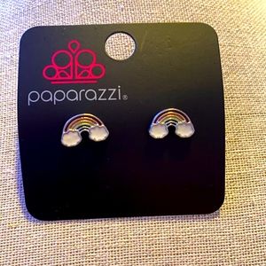 New 🌈 Rainbow Stud Silver Earrings
